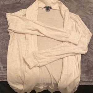 Cream Open/throw over Cardigan